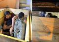 Polițiștii de frontieră au descoperit 27 de migranți ascunși în două TIR-uri încărcate cu mobilă și paleți