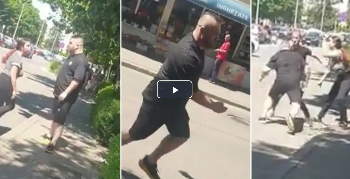 Șofer reținut după ce pe rețelele de socializare a apărut o filmare cu el în timp ce i-a la bătaie un alt conducător auto