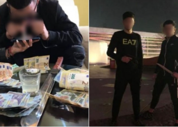 Mai mulți tineri de la țară au fost săltați de mascați pentru că s-au pozat cu pistoale, cuțite și droguri