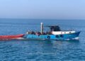 Misiune de salvare a 50 de migranți depistați într-o ambarcațiune suspectă care naviga spre țărmul României
