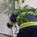 Pompierii militari au intrat pe fereastra unui apartament din Suceava pentru a o salva pe o bătrână căzută pe podea