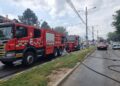 Pompierii suceveni au stins un incendiu izbucnit în centrul Sucevei din cauza unei țigări