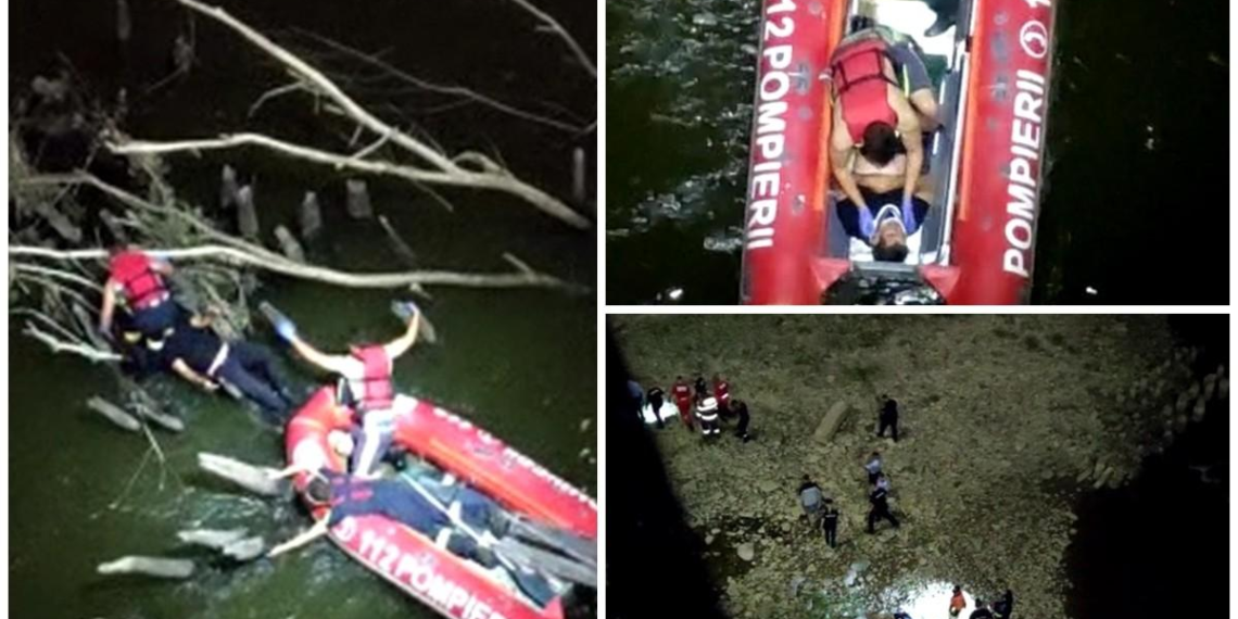 De teama închisorii, un bărbat a încercat să se sinucidă aruncându-se într-un râu, după ce a produs un accident rutier fiind beat