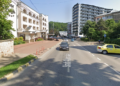 Biciclist ajuns la spital, după ce s-a oprit în mașina care circula în fața sa