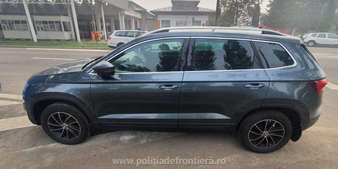 Un ucrainean a încercat să intre în România, prin PTF Siret, cu un autoturism furat din Cehia