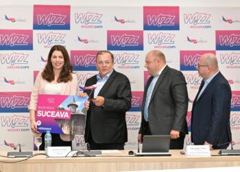 Wizz Air a anunțat că va deschide o bază la Suceava. Cinci rute noi spre și dinspre Suceava din decembrie