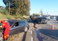 FOTO Carambol între patru autovehicule pe ieșire din Suceava spre Salcea