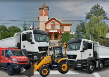 Primăria Șcheia cumpără două autobasculante, o autospecială pentru stingere incendii și un buldoexcavator cu peste 621.000 de euro