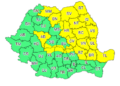 Județul Suceava se află în continuare sub cod galben de ploi și vijelii