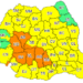 Județul Suceava se află sub cod galben de ploi și vijelii