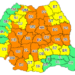 Jumătate din județul Suceava se află sub cod portocaliu de ploi, în timp ce restul județului se află sub cod galben