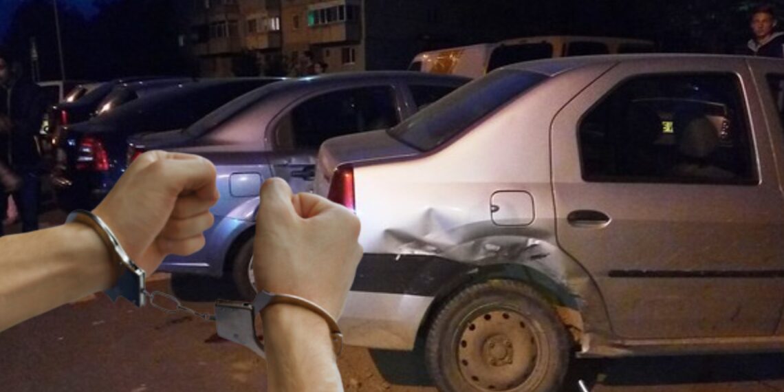 Șofer reținut pentru 24 de ore, după ce acroșat două autoturisme în parcarea din zona PTF Siret