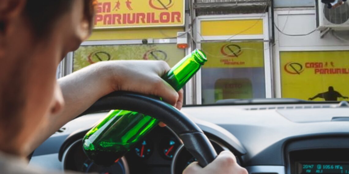 Polițiștii i-au încurcat socotelile unui șofer beat care voia să meargă la Casa Pariurilor
