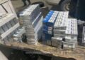 Rico, câinele polițist, a descoperit 420 de pachete cu țigări de contrabandă în PTF Siret