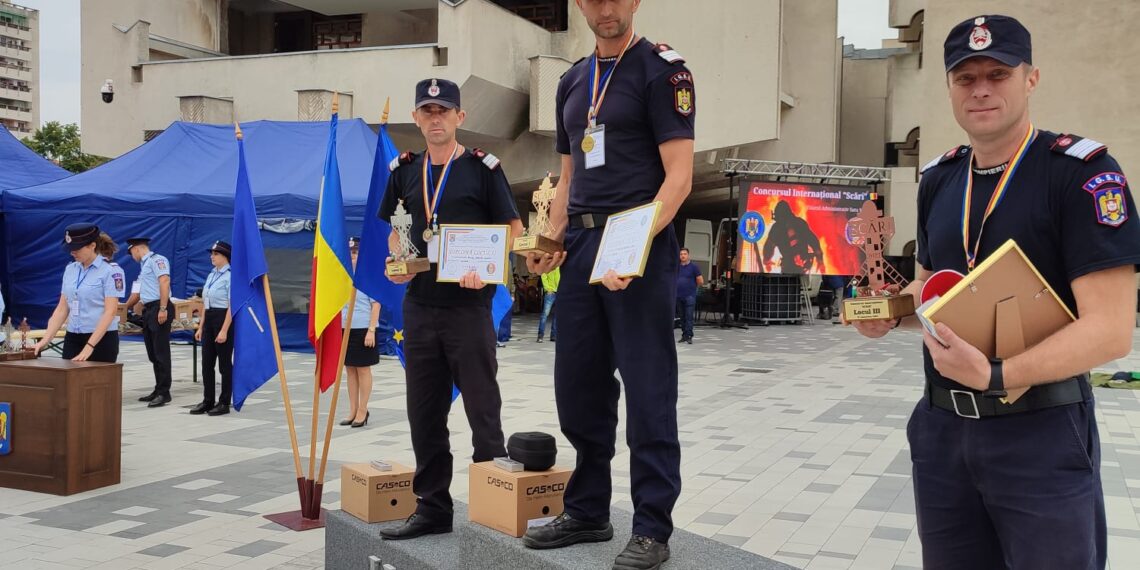 Un pompier din Câmpulung Moldovenesc s-a clasat pe locul al II-lea concursul internațional ”Scări”, desfășurat în municipiul Satu Mare