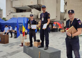 Un pompier din Câmpulung Moldovenesc s-a clasat pe locul al II-lea concursul internațional ”Scări”, desfășurat în municipiul Satu Mare