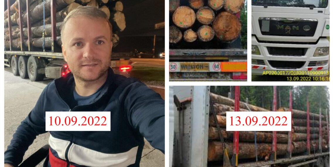 IPJ Cluj spune una și face alta? După ce polițiștii clujeni s-au lăudat că au indisponibilizat un camion sucevean care transporta ilegal peste 37 metri cubi de material lemnos, același camion a fost din nou încărcat cu lemne