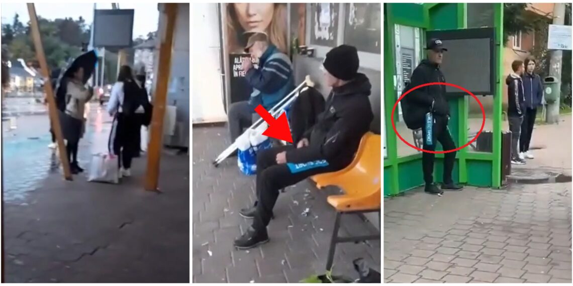 VIDEO Malahistul din stațiile TPL și-a ”resuscitat” organul genital și în centrul Sucevei, holbându-se la niște tinere