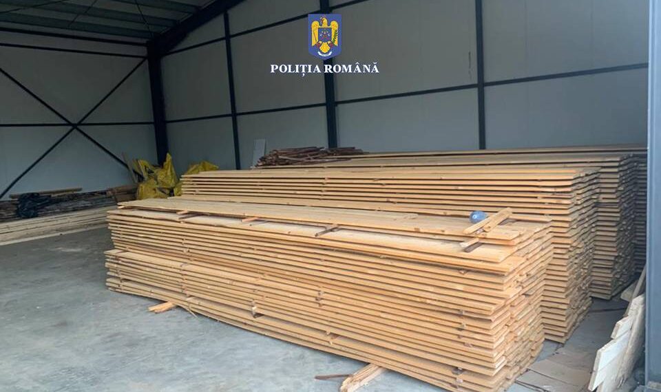 Polițiștii au confiscat peste 260 de metri cubi de material lemnos, în urma unor controale efectuate la două firme. Au fost aplicate amenzi de 38.500 de lei