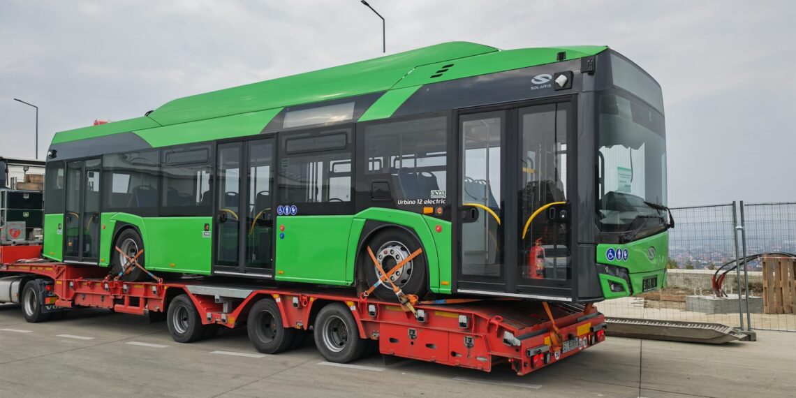 Al doilea autobuz electric de la Solaris a ajuns la Suceava