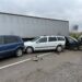 FOTO Carambol cu trei autoturisme și un camion în apropierea șoselei de centură a municipiului Suceava