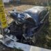 FOTO Accident rutier pe raza localității Grănicești. Un autoturism s-a izbit într-un stâlp de pe marginea drumului