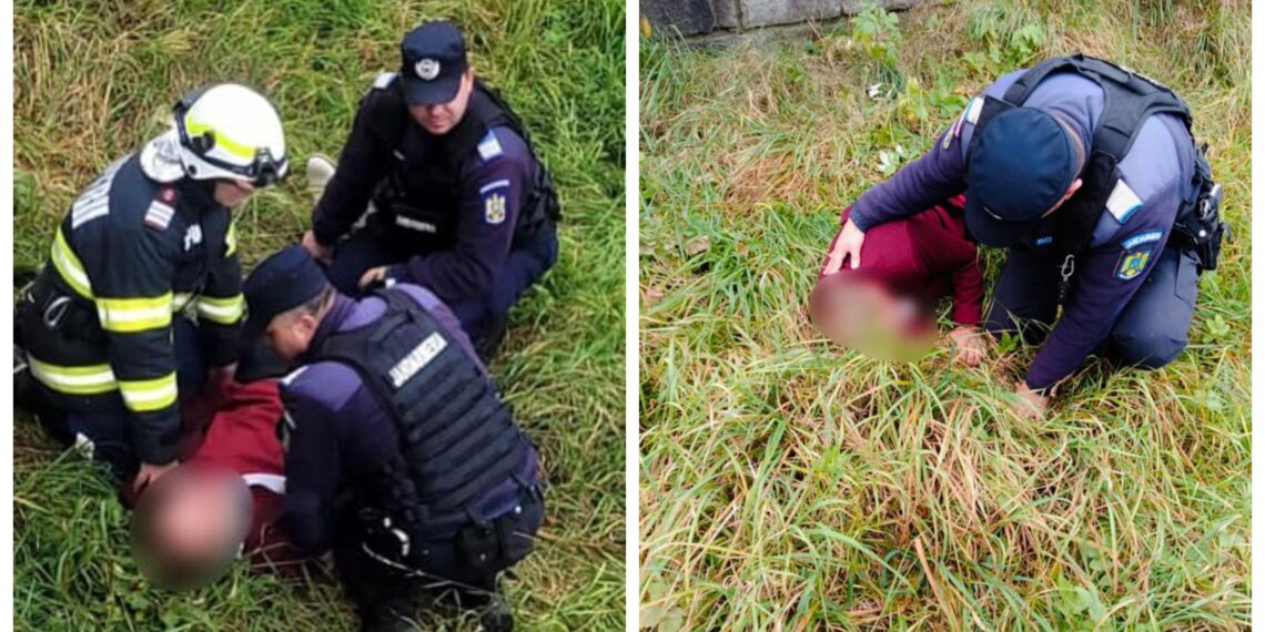 Jandarmii din Vatra Dornei au salvat un bărbat care s-a aruncat de pe o balustradă de protecție a râului Dorna