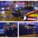 FOTO Accident rutier în fața hotelului Bucovina din Suceava. Două persoane au fost transportate la spital