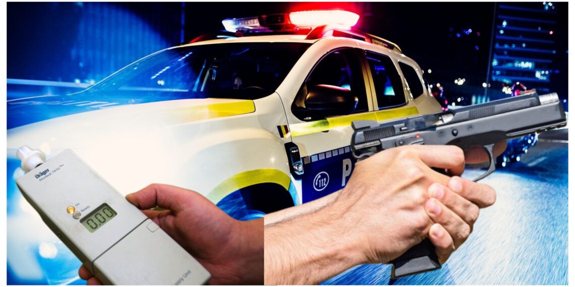 Weekend cu focuri de armă, urmăriri în trafic și șoferi beți pe bandă rulantă, pe raza județului Suceava