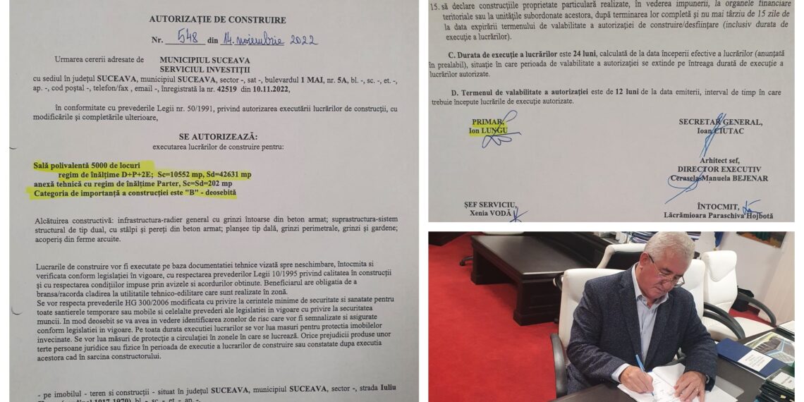 Ion Lungu anunță că a semnat autorizația de construire pentru Sala Polivalentă: „Sperăm până la sfârșitul anului să demareze efectiv lucrările”