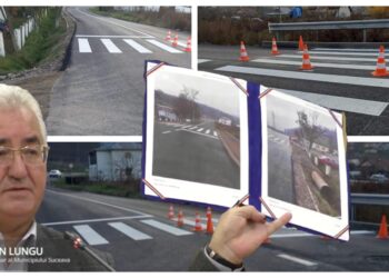 VIDEO Primarul Sucevei s-a supărat pe reprezentanții presei locale pentru că au expus publicului lucrarea ”Din parapet în șanț” fără a-l întreba: „E un subiect fals”
