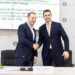 Viceprimarul Sucevei, Lucian Harșovschi, a semnat contractul în valoare de peste 8,6 milioane de lei, din fonduri norvegiene, pentru închiderea gropii de gunoi de la Ipotești