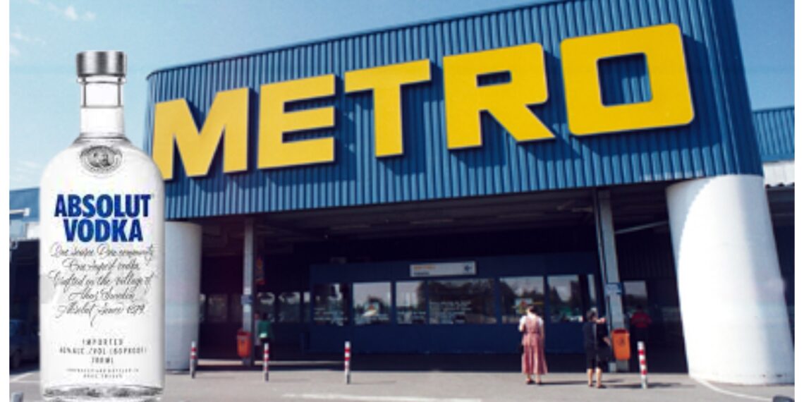 Un individ a încercat să fure o sticlă de ”Absolut” din magazinul Metro din Suceava. Hoțul este un fost angajat al respectivului magazin