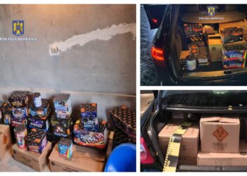 Polițiștii suceveni bagă spaima în comercianții neautorizați de petarde și artificii. Peste o tonă de materiale pirotehnice au fost confiscate în trei zile