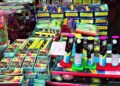 Polițiștii i-au încurcat socotelile unui bosâncean care vindea articole pirotehnice în piața agroalimentară din Marginea. Produsele erau expuse pe o tarabă