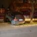 Un șofer beat s-a oprit cu mașina în poarta unei locuințe din Iacobeni, după ce a derapat