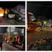 FOTO Grav accident rutier pe raza localității Bosanci. Un autoturism a lovit un cap de pod și s-a răsturnat pe carosabil
