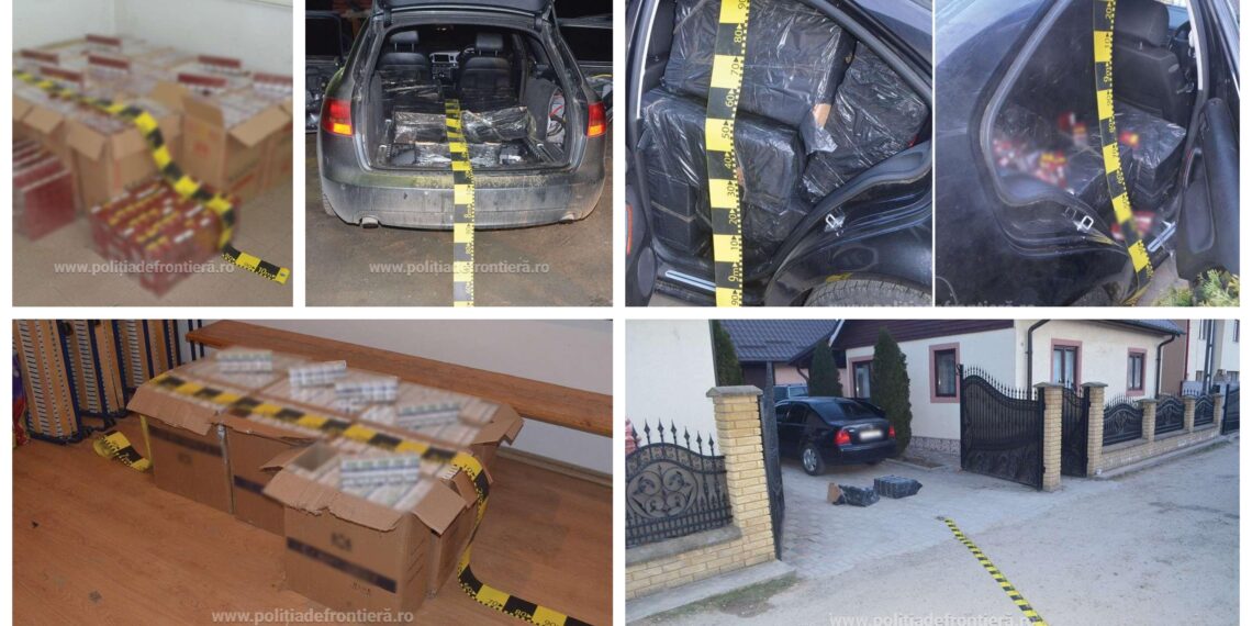 Contrabandiștii suceveni, tupeiști peste măsură. Polițiștii de frontieră sunt blocați în trafic pentru a pierde urma mașinilor burdușite cu țigări de contrabandă