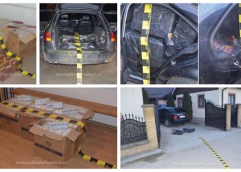Contrabandiștii suceveni, tupeiști peste măsură. Polițiștii de frontieră sunt blocați în trafic pentru a pierde urma mașinilor burdușite cu țigări de contrabandă