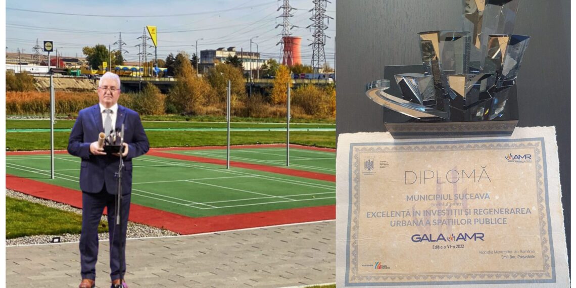 Municipiul Suceava a primit Premiul de Excelență pentru zona de agrement de pe malul râului Suceava: ”Lucrurile în orașul nostru merg într-o direcție bună”