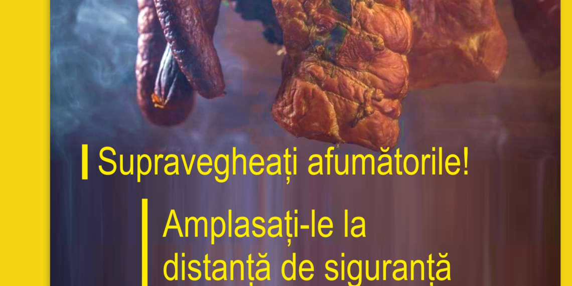 ISU Suceava trage un semnal de alarmă, după ce în ultimele 24 de ore au izbucnit patru incendii din cauza afumătorilor și trei din cauza coșurilor de fum necurățate