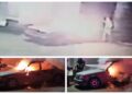 VIDEO cu momentul în care un bărbat i-a incendiat mașina unui preot din Rădăuți