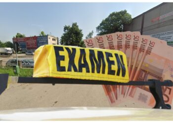 Doi ani de închisoare cu suspendare pentru administratorul unei școli de șoferi care a făcut nazuri după ce o candidată, căreia i-a cerut șpagă de mai multe ori, l-a păcălit că îi va da 400 de euro. Polițistul examinator a admis-o abia după ce a spus că va lăsa ”ciubuc”