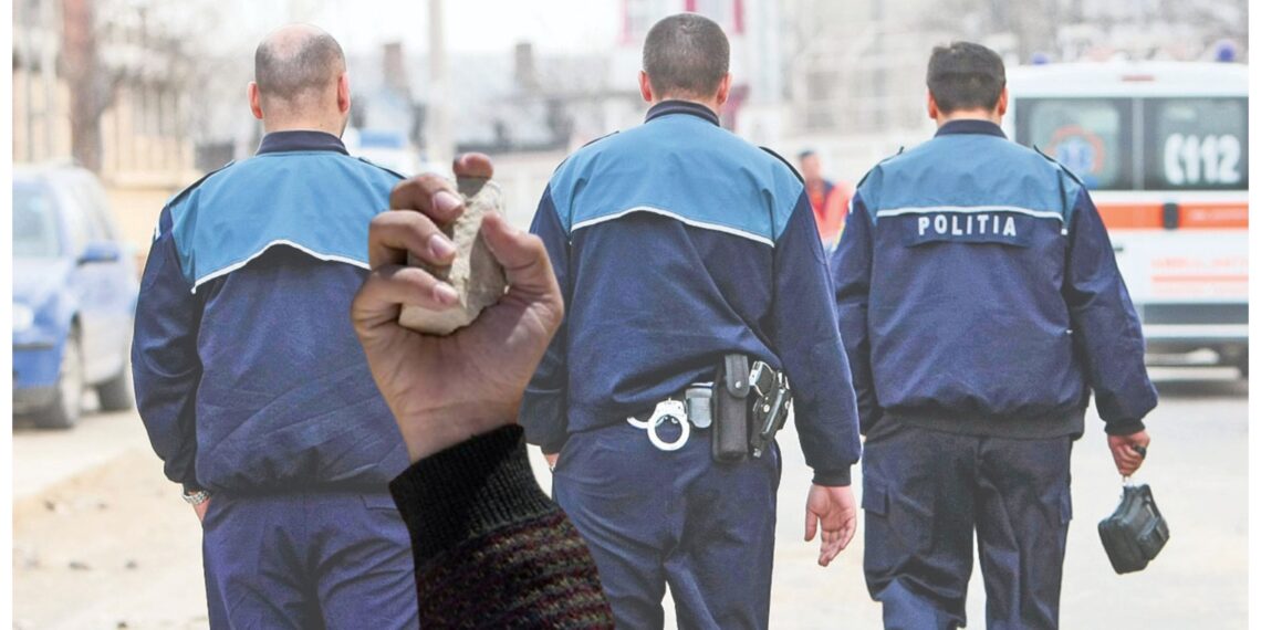 Decizie definitivă. Amendă penală micșorată pentru individul care i-a atacat cu pietre pe polițiștii ce și-au permis să tragă pe dreapta un autoturism avariat