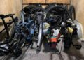 Șase biciclete în valoare de 150.000 de lei, furate din Elveția, descoperite într-un microbuz în PFT Siret
