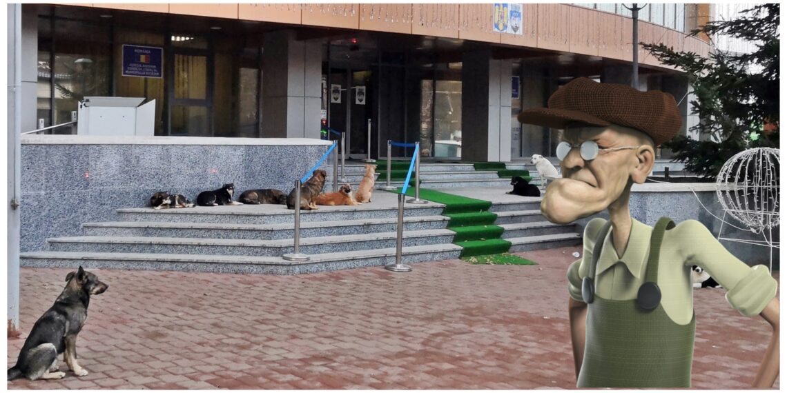 Sucevean de 76 de ani, atacat de o patrulă de câini maidanezi, în zona Areni a municipiului Suceava