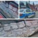 FOTO Un camion încărcat cu apă minerală s-a răsturnat în localitatea Dorna Arini. Șoferul a avut nevoie de îngrijiri medicale