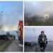 VIDEO O gospodărie din Ilișești s-a făcut scrum după un incendiu izbucnit din cauza unei instalații ornamentale