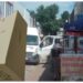Spargere la un magazin din Piața Mică. A fost furată cutia goală de la un telefon