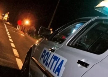 Ca în filme cu proști. O mașină trasă pe dreapta de polițiști a luat-o la vale în timp ce conducătorul auto făcea schimb de locuri cu o pasageră